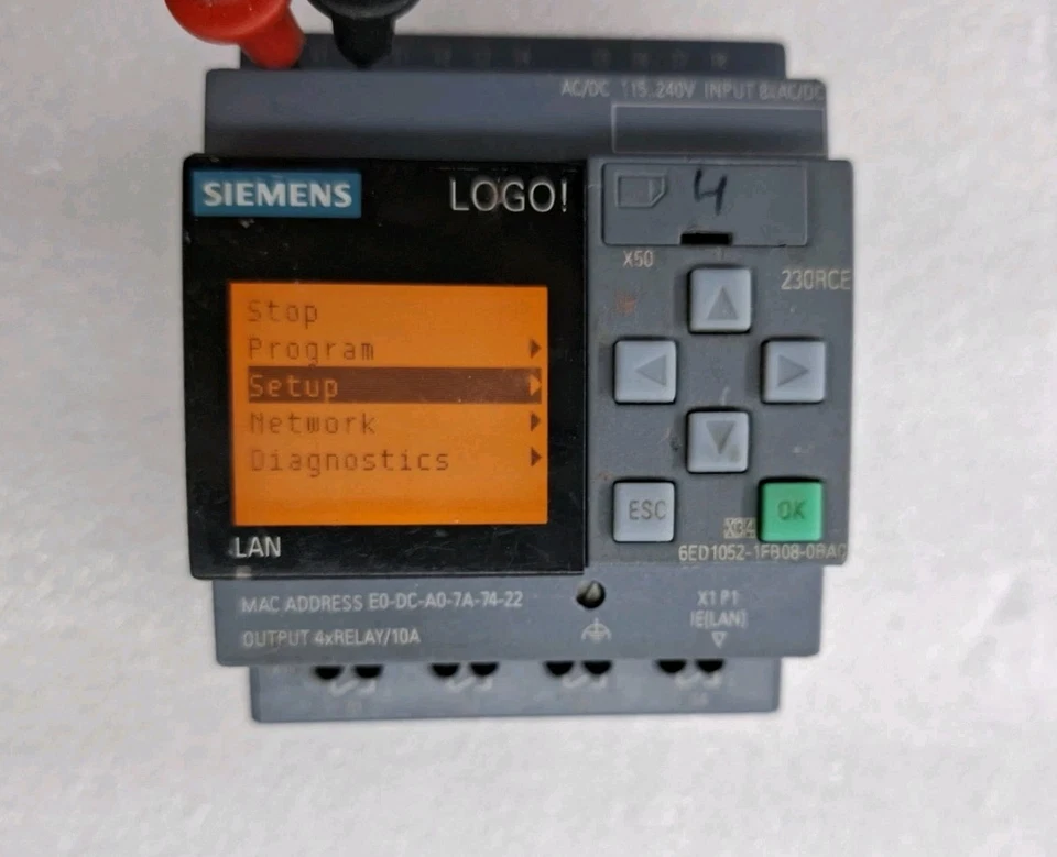 SIEMENS 6ED1052-1FB08-0BA0 LOGO 230RCE FREE SHIPPING WORLDWIDE